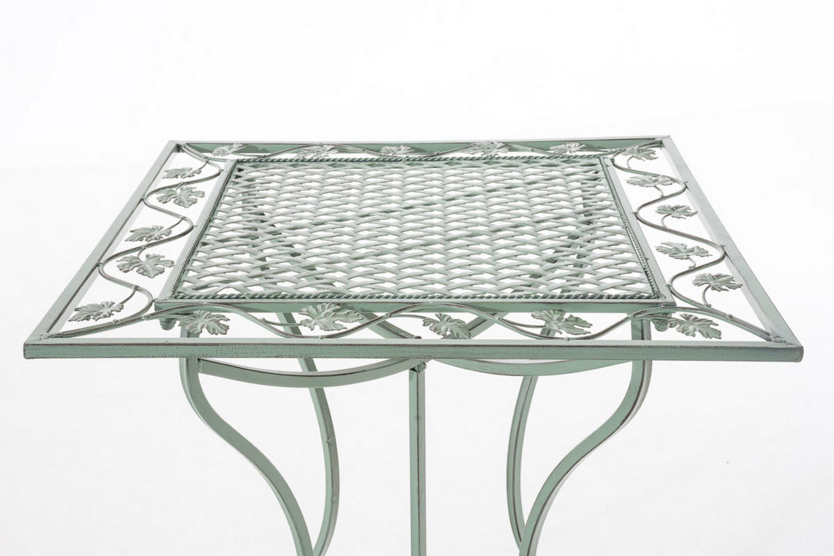 GARTENTISCH Asiri antik-grün - Grün, Metall (72/60/60cm) - TPFGarden