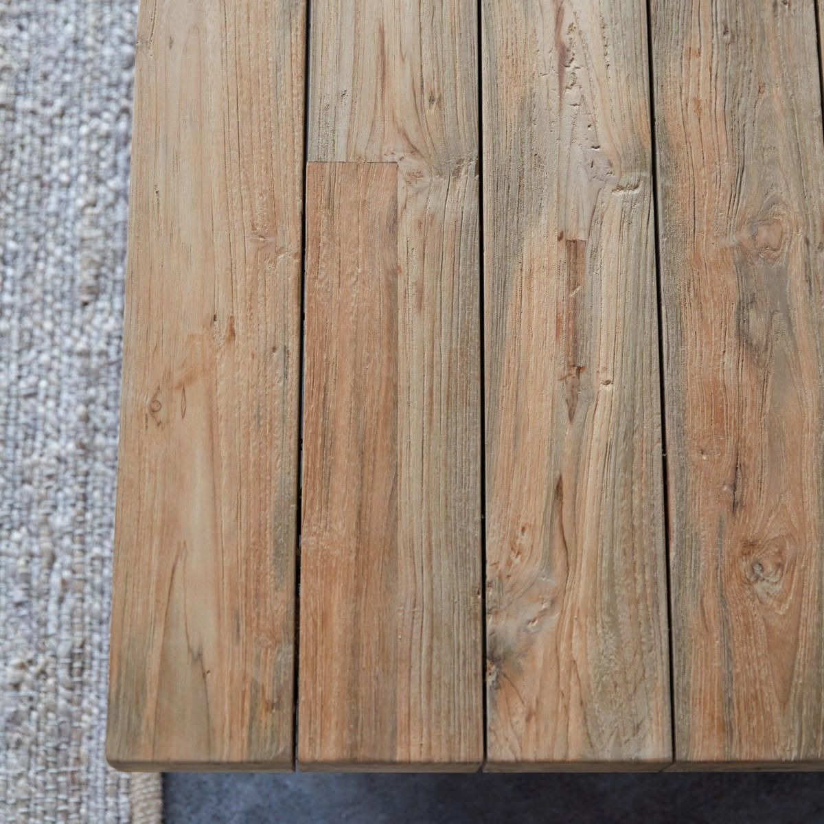 BANK Joaquin Natur aus Teak - Naturfarben, Holz (200/76/100cm) - Tikamoon