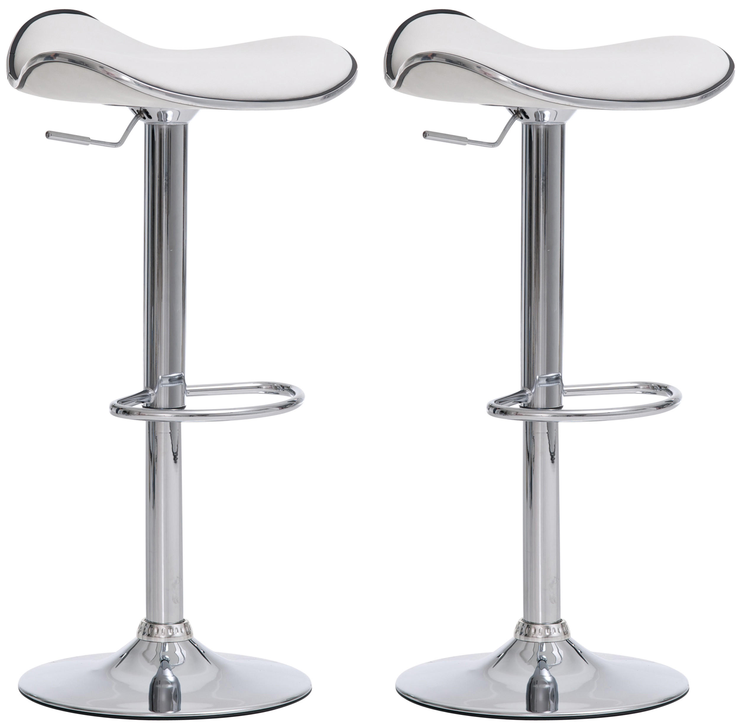 CLP Barhocker Weiß 45x71x45 cm