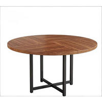 ESSTISCH Braun 120/120/75 cm - Schwarz, Holz (120/120/75cm) - PANGIVO