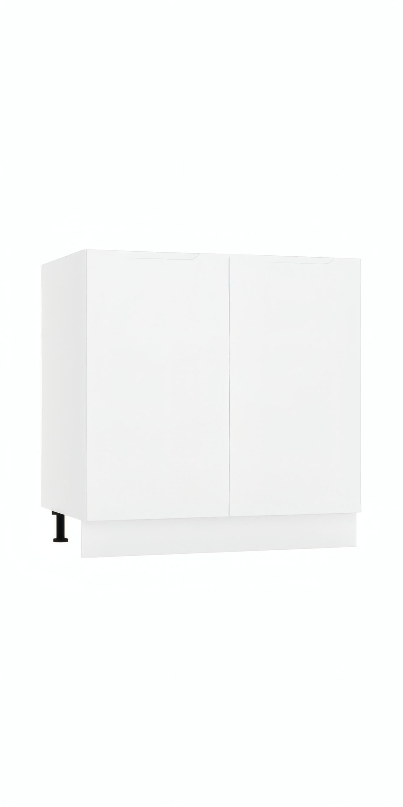 SPÜLENUNTERSCHRANK D80ZL P/L - Zivora - Praktische Küchenlösung - Weiß, Holz (80/82/52.4cm) - ROYAL24_MARKT