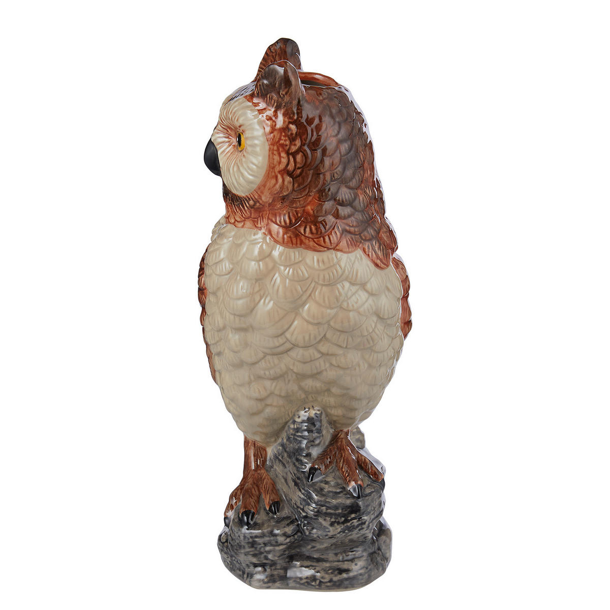 VASE Rosalie Eule - Braun, Stein (30cm) - Butlers