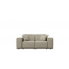 GARTENSOFA Gartenmöbel MALIBU 2 Sitzer Stoff Odyssey Dunkelbeige - Beige, Holz (186/73/88cm) - Kaiser Möbel