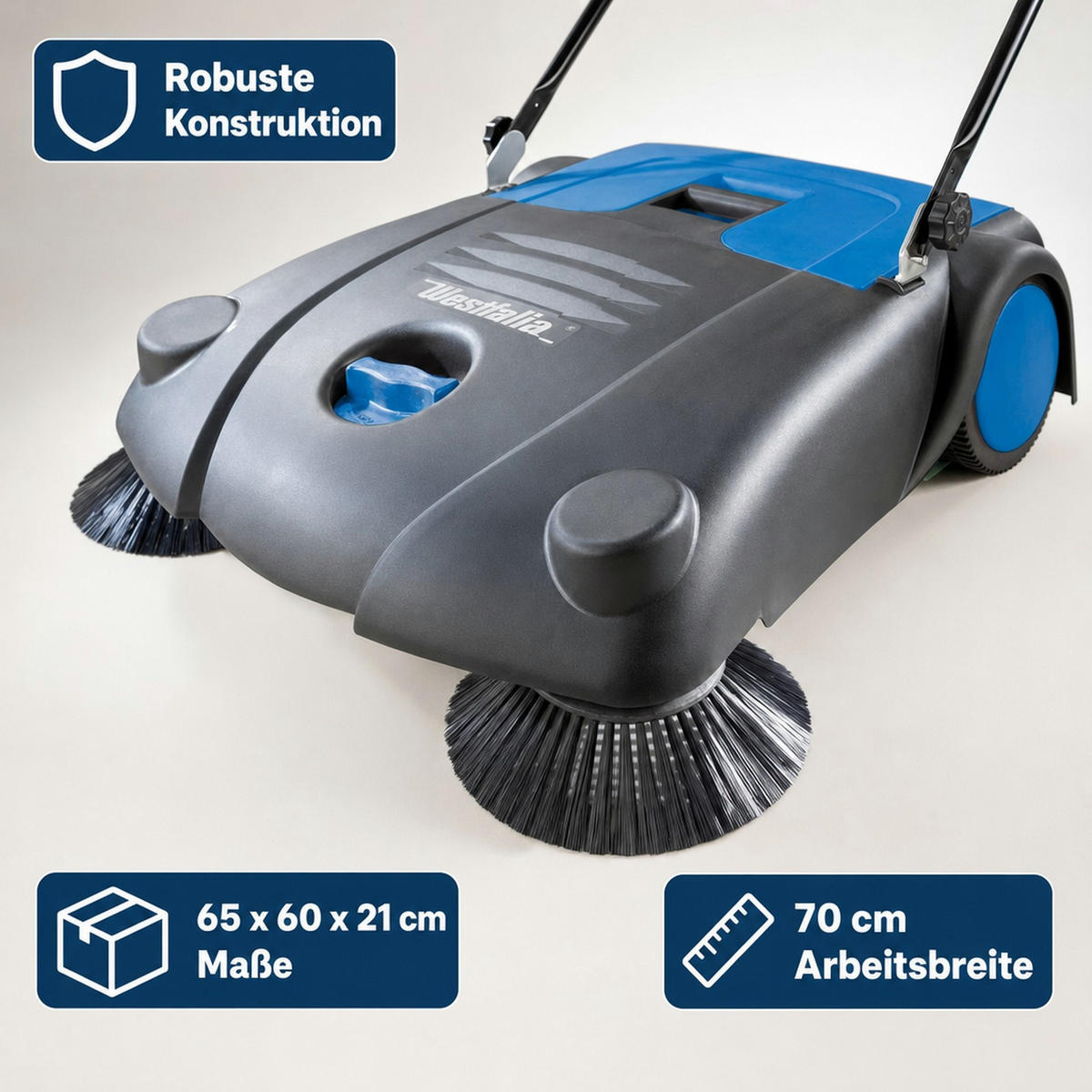 KEHRMASCHINE - Grau, Kunststoff (6/2.3/6.8cm) - Westfalia