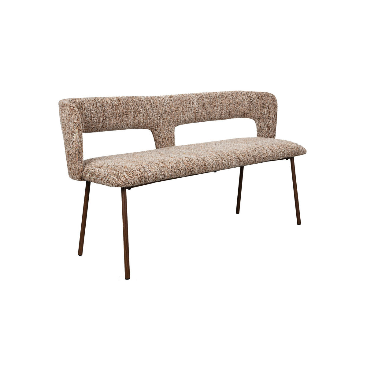 ESSZIMMERBANK Chelsea Braun - Braun, Kunststoff (148/79/51cm) - Housecraft Living