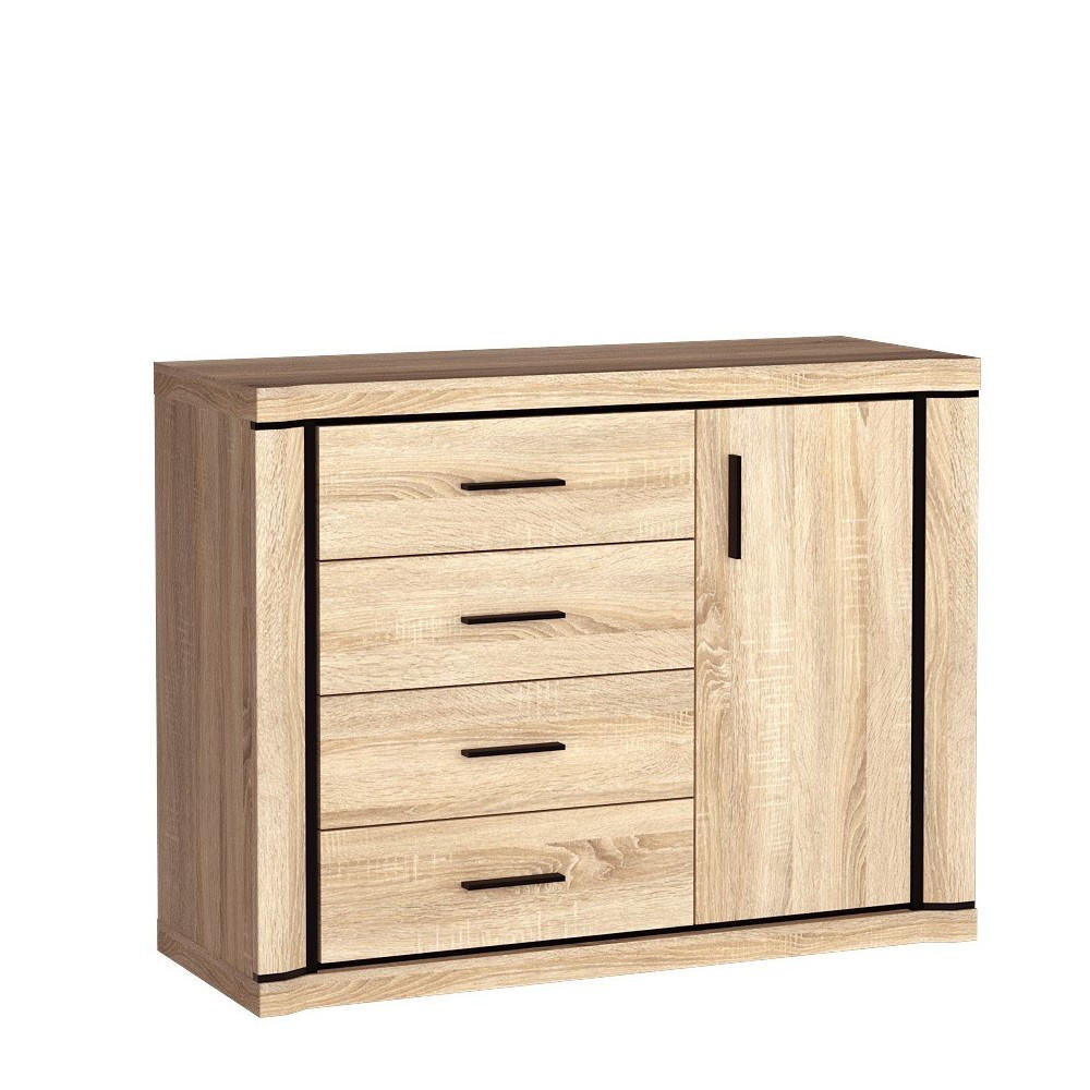 Masseno Kommode Sonoma Eiche 117x91x45 cm