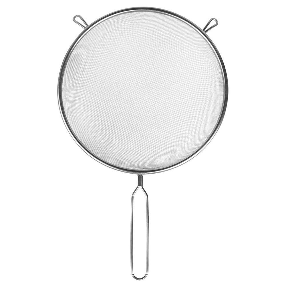 KÜCHENSIEB Silber 18 cm - Silberfarben, Metall (18cm) - Orion 