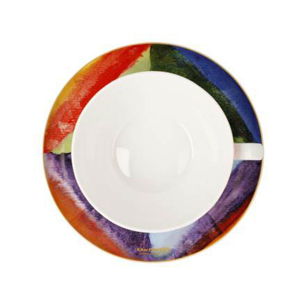 MILCHKAFFEETASSE Kandinsky - Farbstudie, Fine Bone China - Multicolor, Keramik (0.35L) - Goebel