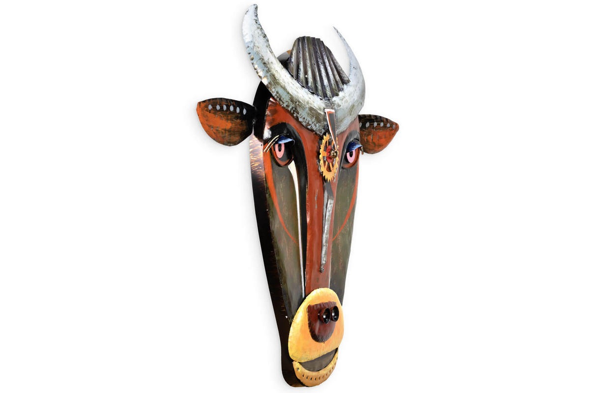 METALLBILD Kupfer 79/77 cm - Grün/Kupferfarben, Metall (2.1/77cm) - KUNSTLOFT