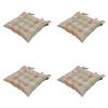 SITZKISSEN Joah 46/46 cm 4er-Set - Rot, Textil (46/8/46cm) - Madison