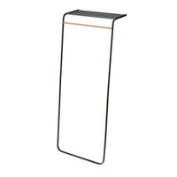KLEIDERSTÄNDER mit regal - tower 60/46/160 cm - Schwarz, Holz/Metall (46/160/60cm) - Yamazaki