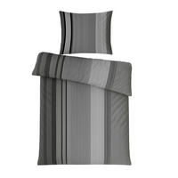 BETTWÄSCHE-SET (135x200cm) - Ameland - Dunkelgrau, Textil (135/200cm) - Bestlivings