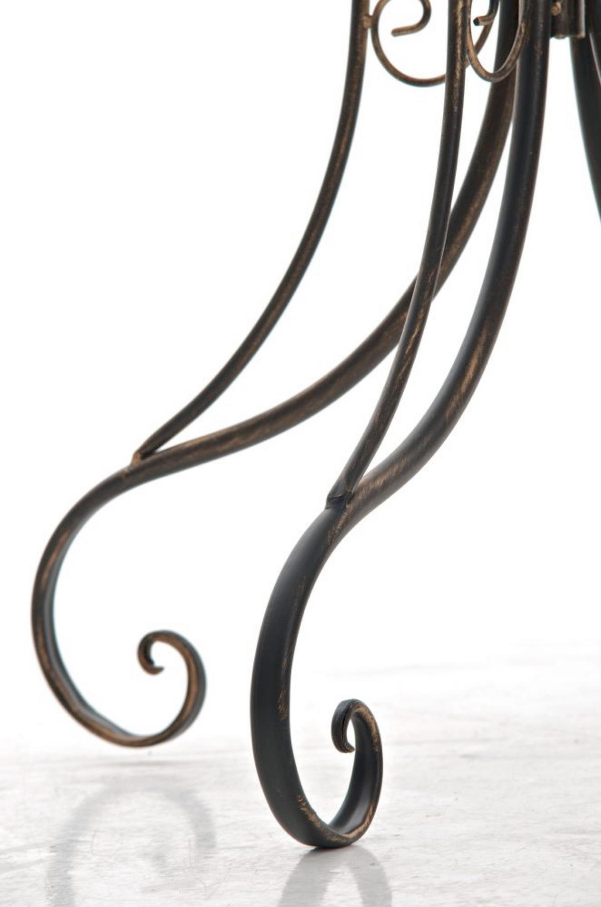 GARTENTISCH Hera bronze - Dunkelbraun, Metall (72.5/70/70cm) - TPFGarden