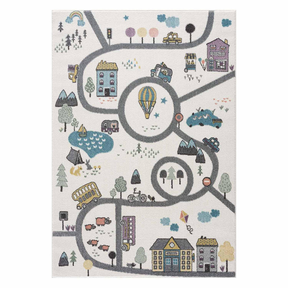 KINDERTEPPICH Anime 9376 Creme 160x230 cm - Creme, Textil (160/230cm) - carpet city