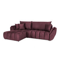 ECKSOFA Collin Mit Schlaffunktion - Bordeaux, Holzwerkstoff/Textil (280/185cm) - Fun Möbel
