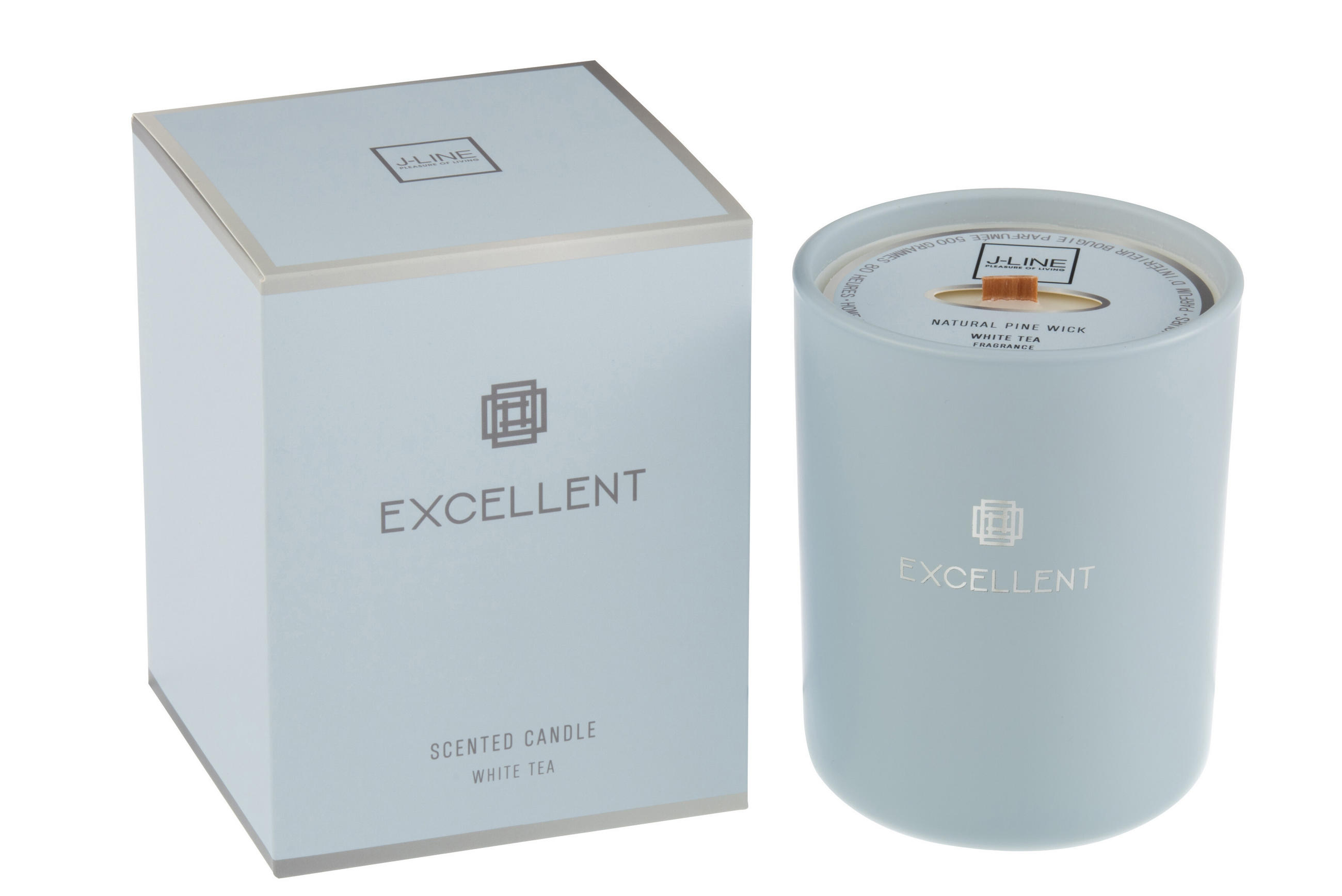 DUFTARTIKEL EXCELLENT - Glas - Blau - M - 80 Std. - Blau, Glas (11/14.5cm) - J-Line