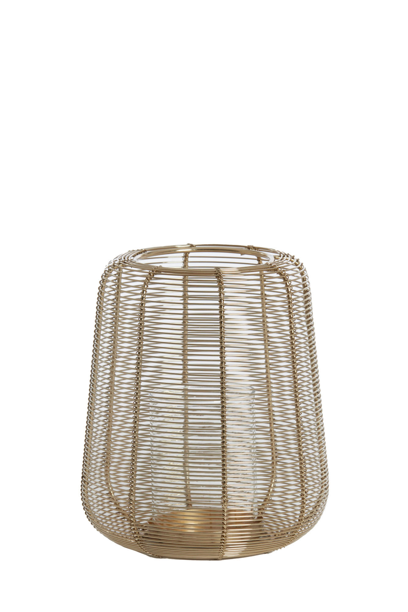 WINDLICHT Adeta Gold Ø18/21 cm - Goldfarben, Metall (18/21/18cm) - Light & Living