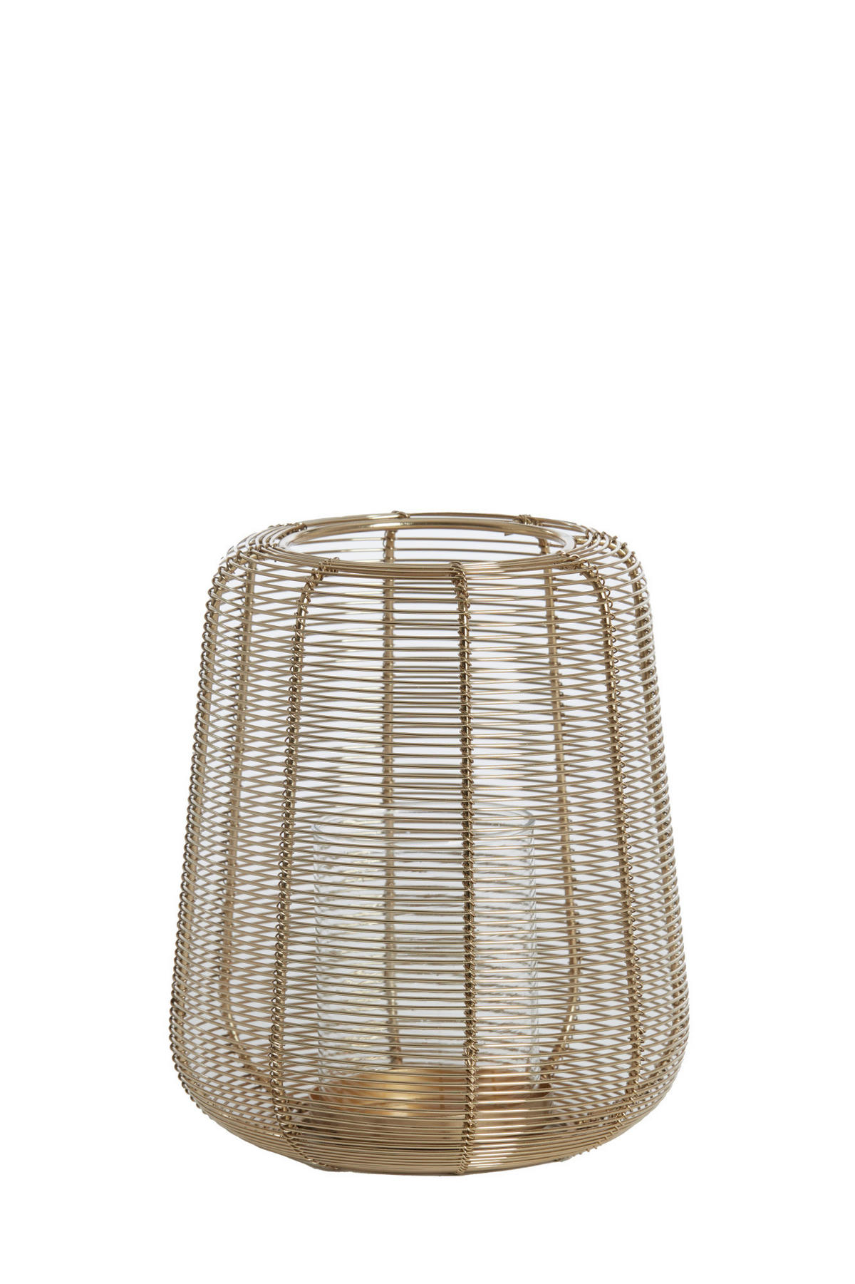 WINDLICHT Adeta Gold Ø18/21 cm - Goldfarben, Metall (18/21/18cm) - Light & Living