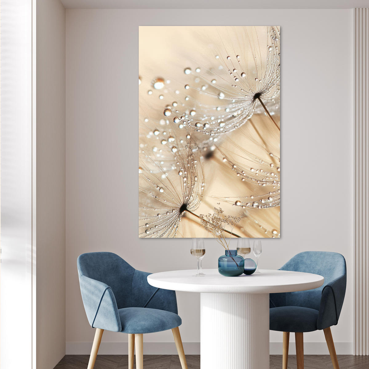 POSTER Löwenzahn - Abstrakt - Natur - Beige 80x120 cm - Braun, Papier (80/120/0.1cm) - MuchoWow