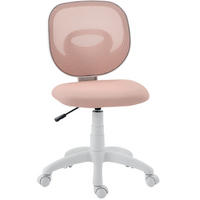 BÜROSTUHL ergonomisch höhenverstellbar Netzrücken Pink - Pink, Kunststoff (53/89/59.5cm) - Meubliv