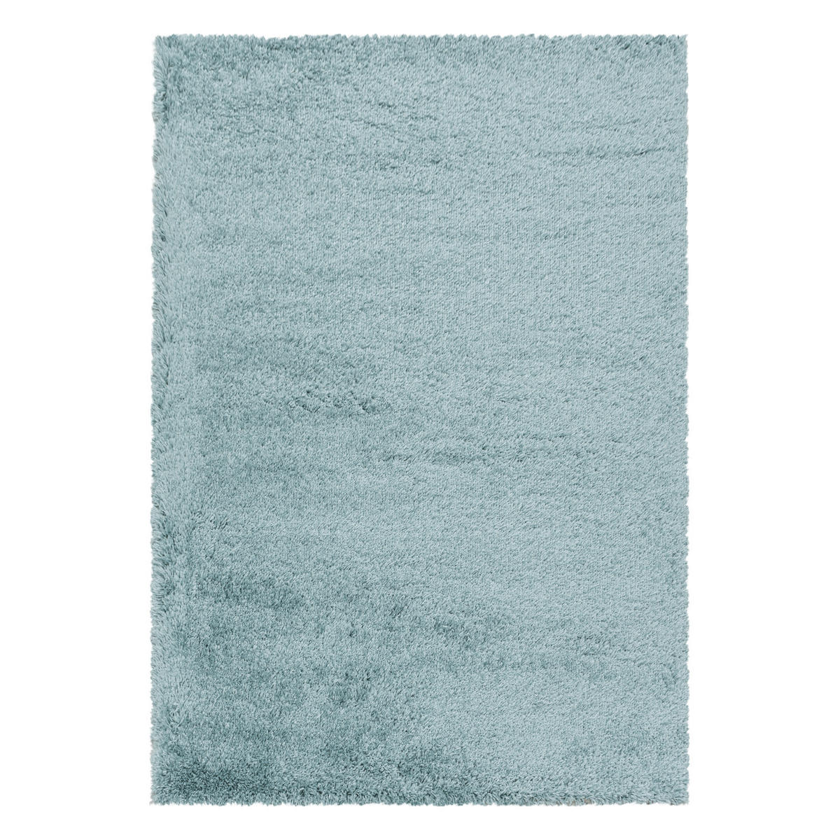 TEPPICH Hochflor Shaggy Uni Style Polypropylen Wohnzimmer Blau Läufer 60x110 - Blau, Textil (60/110cm) - KADIMA DESIGN