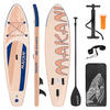 STAND UP PADDLE BOARD Makani Apricot - Hellrosa, Kunststoff (320/80/15cm) - ECD-Germany