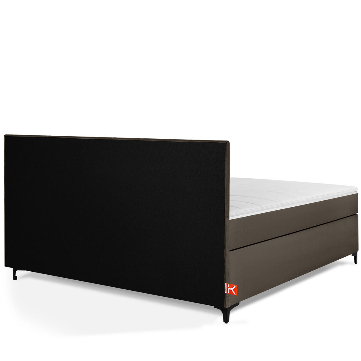 POLSTERBETT ARDEA, Braun - Schwarz/Braun, Holz/Holzwerkstoff (180/200cm) - KONSIMO®