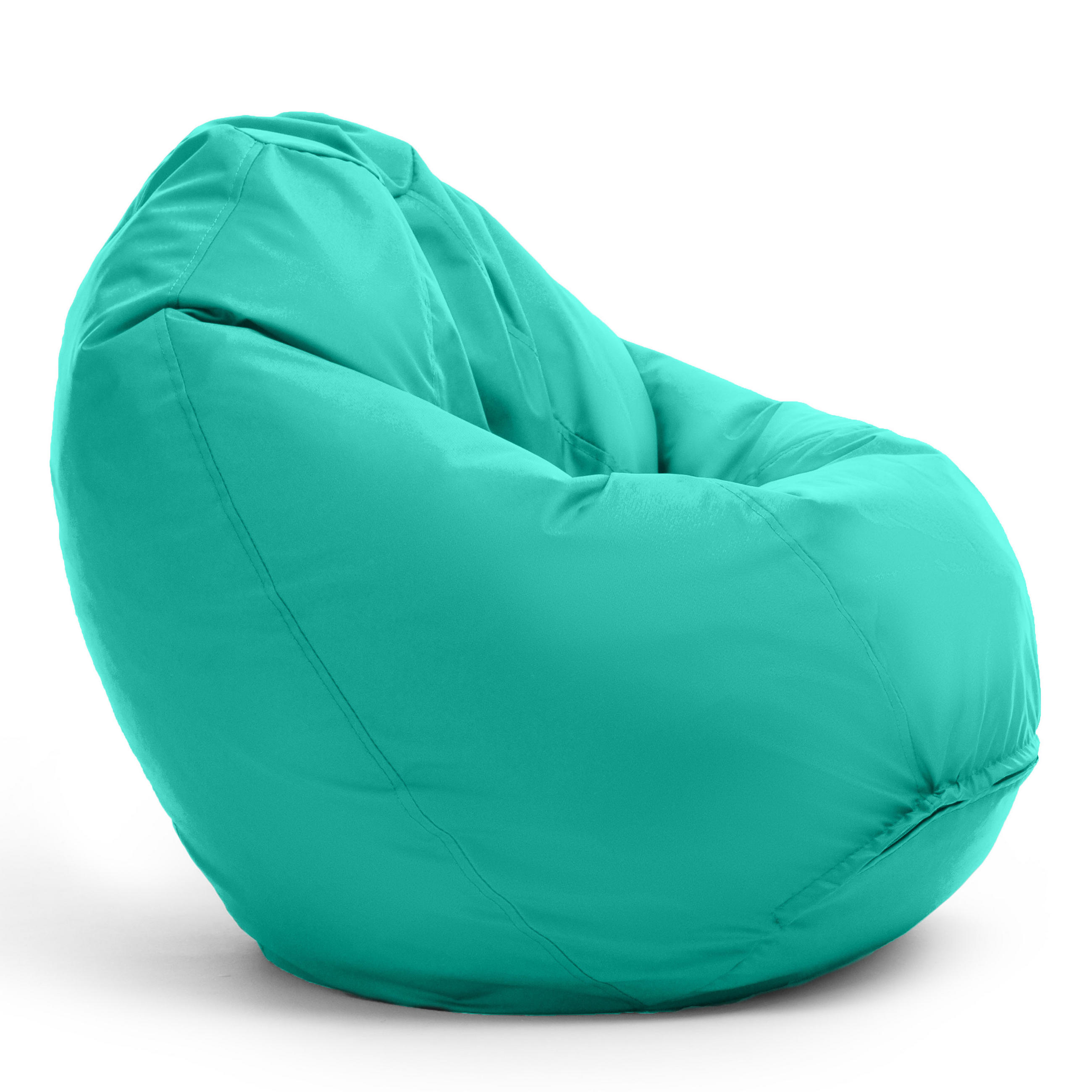 SITZSACK Classico L türkis - Türkis, Kunststoff (90/90/90cm) - Bruni