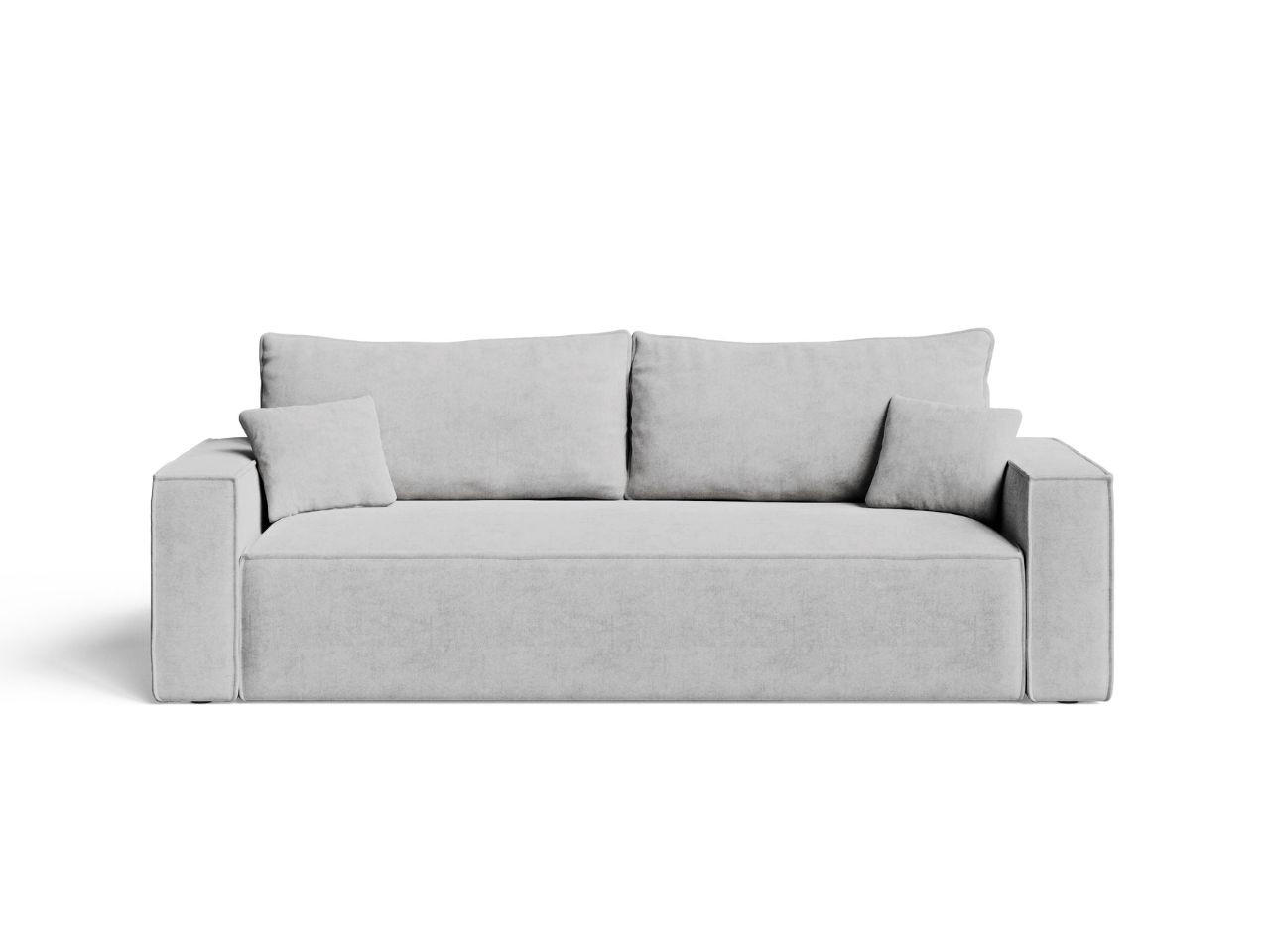 SOFA 230/90/70 Hellgrau Sivra - Hellgrau, Kunststoff/Textil (230/70/90cm) - Graingold