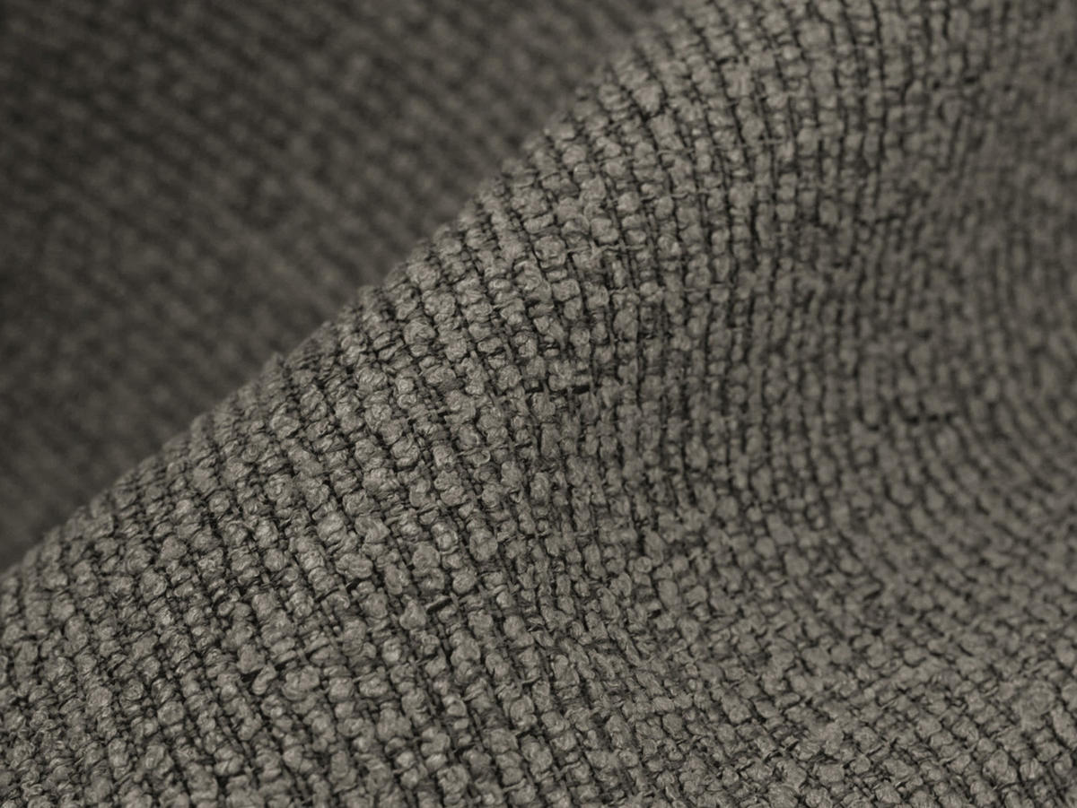 SOFAELEMENT Bouclé Stoff Grau - Schwarz/Grau, Holzwerkstoff/Kunststoff (70/75/94cm) - Makamii