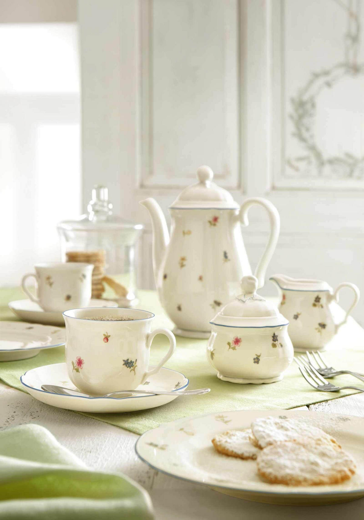 TAFELSERVICE Marieluise Streublumen bunt 16er Set - Multicolor, Keramik (1/1/1cm) - Seltmann Weiden