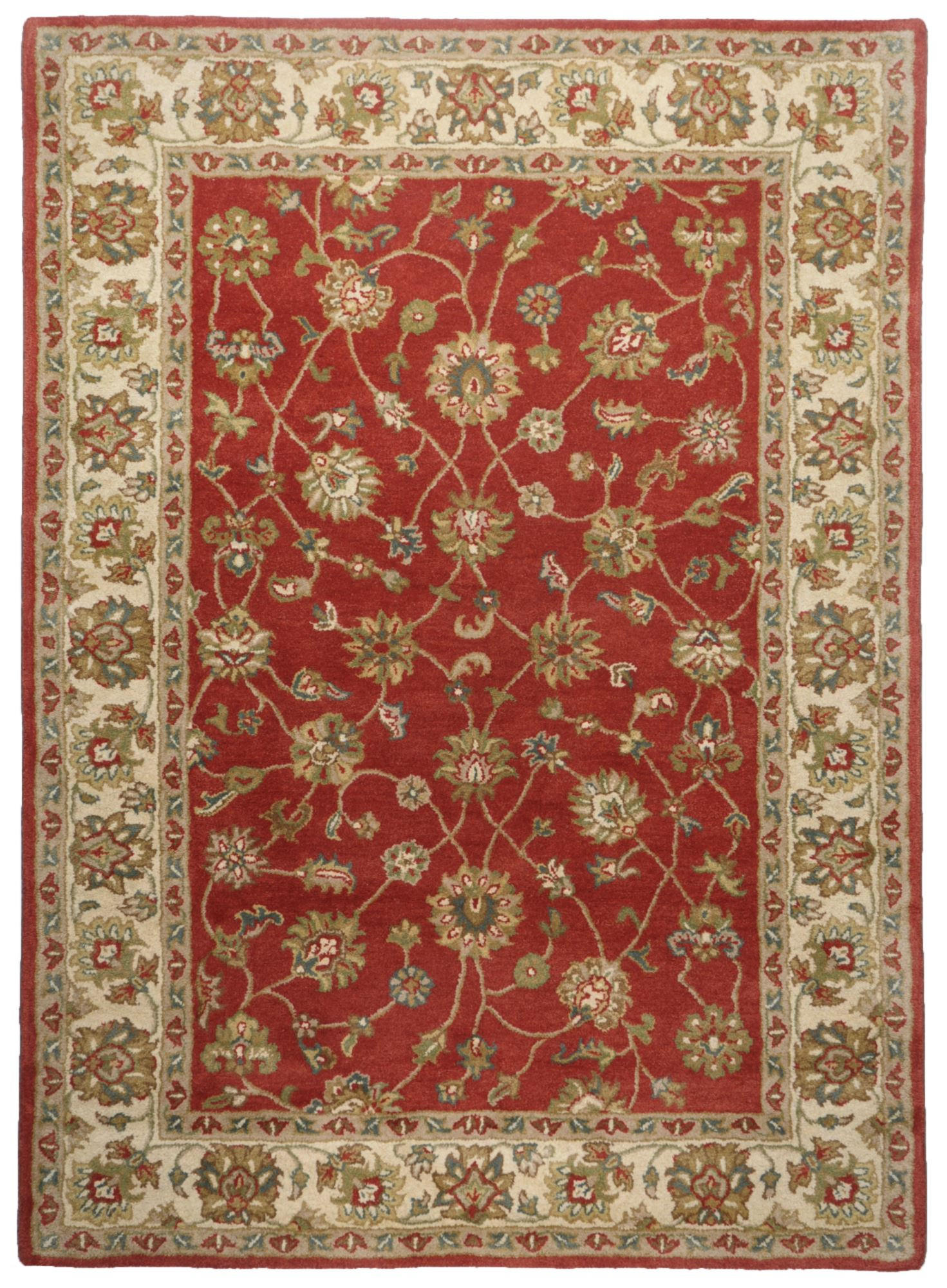 HANDTUFTTEPPICH Royal Ziegler 70x140 cm - Braun, Textil (70/140cm) - THEKO