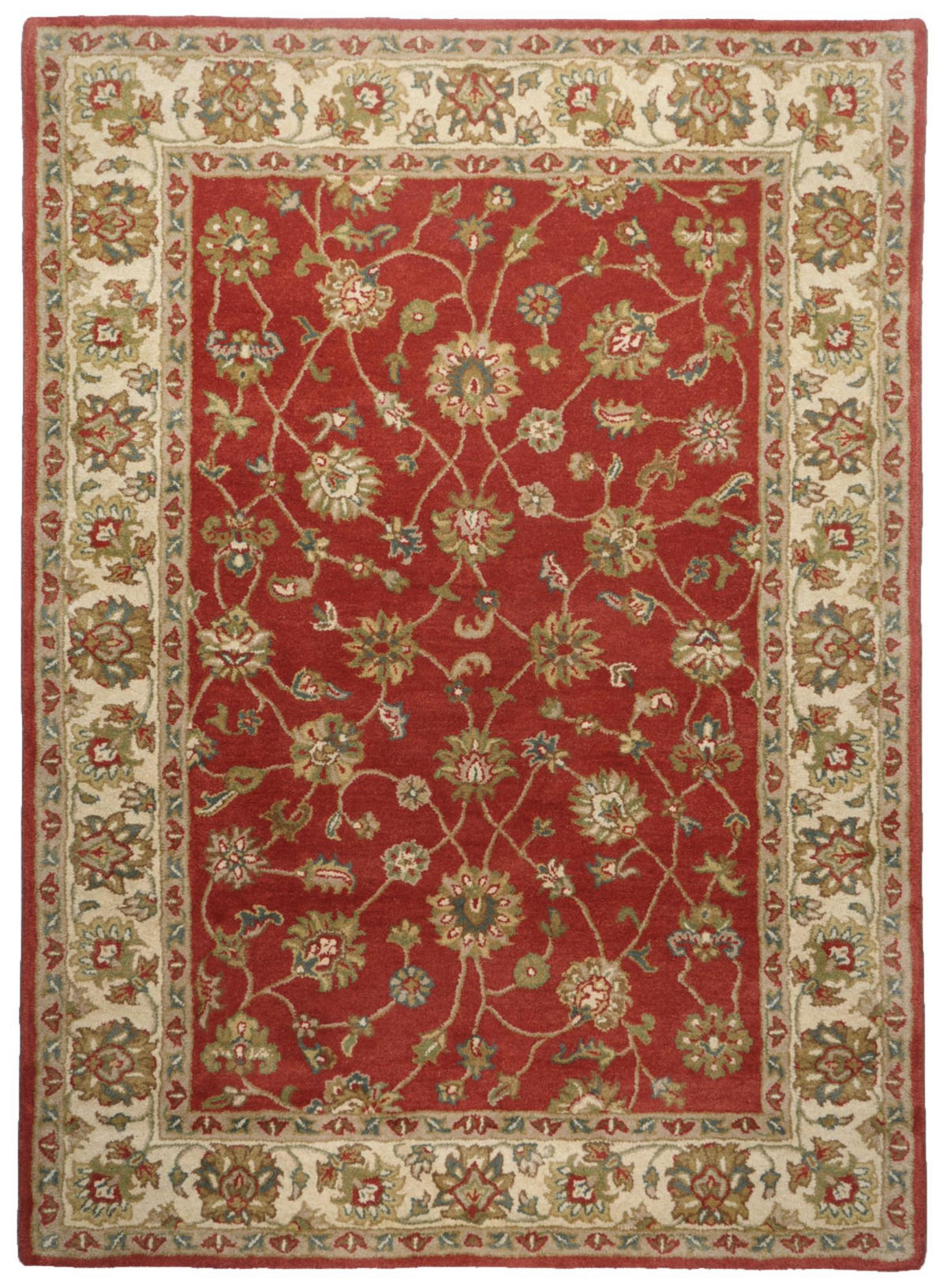 HANDTUFTTEPPICH Royal Ziegler 70x140 cm - Braun, Textil (70/140cm) - THEKO