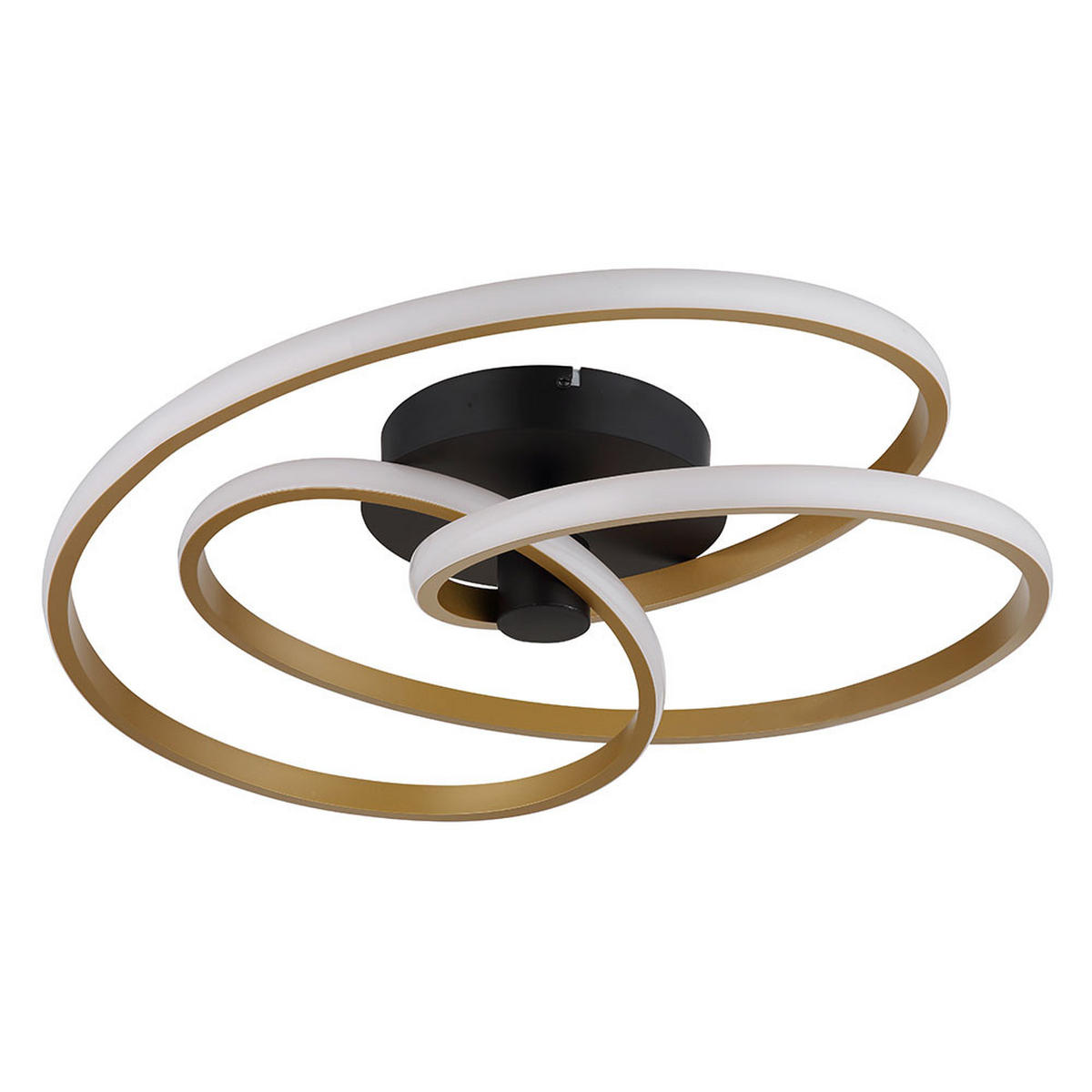 LED DECKENLEUCHTE Glyxar Gold Aluminium - Goldfarben, Metall (50/50/16cm) - Globo Lighting