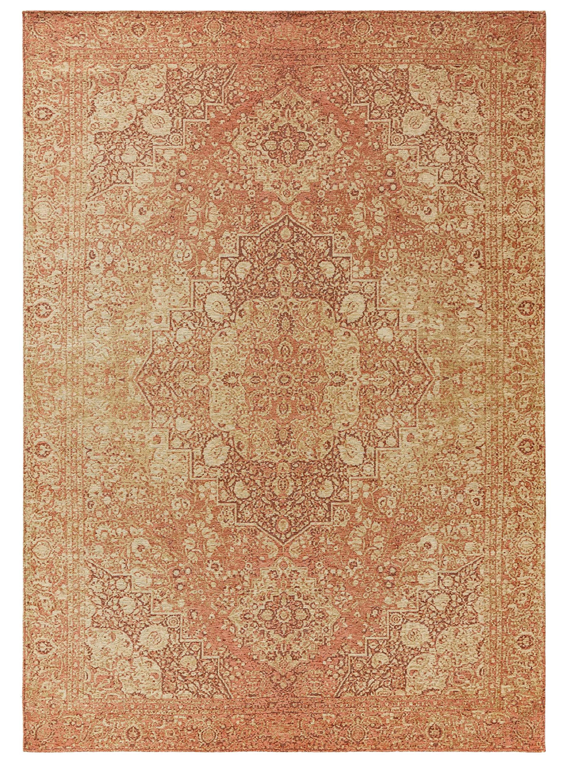 benuta Flachgewebeteppich Rosa 80x165 cm