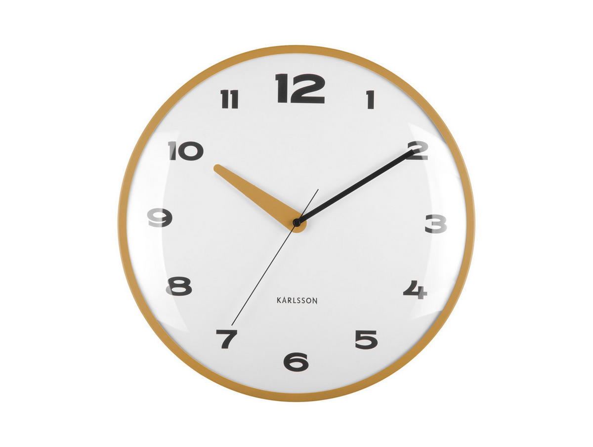WANDUHR Brisk Dome Ø40 cm - Gelb, Metall (40/1/40cm) - Karlsson