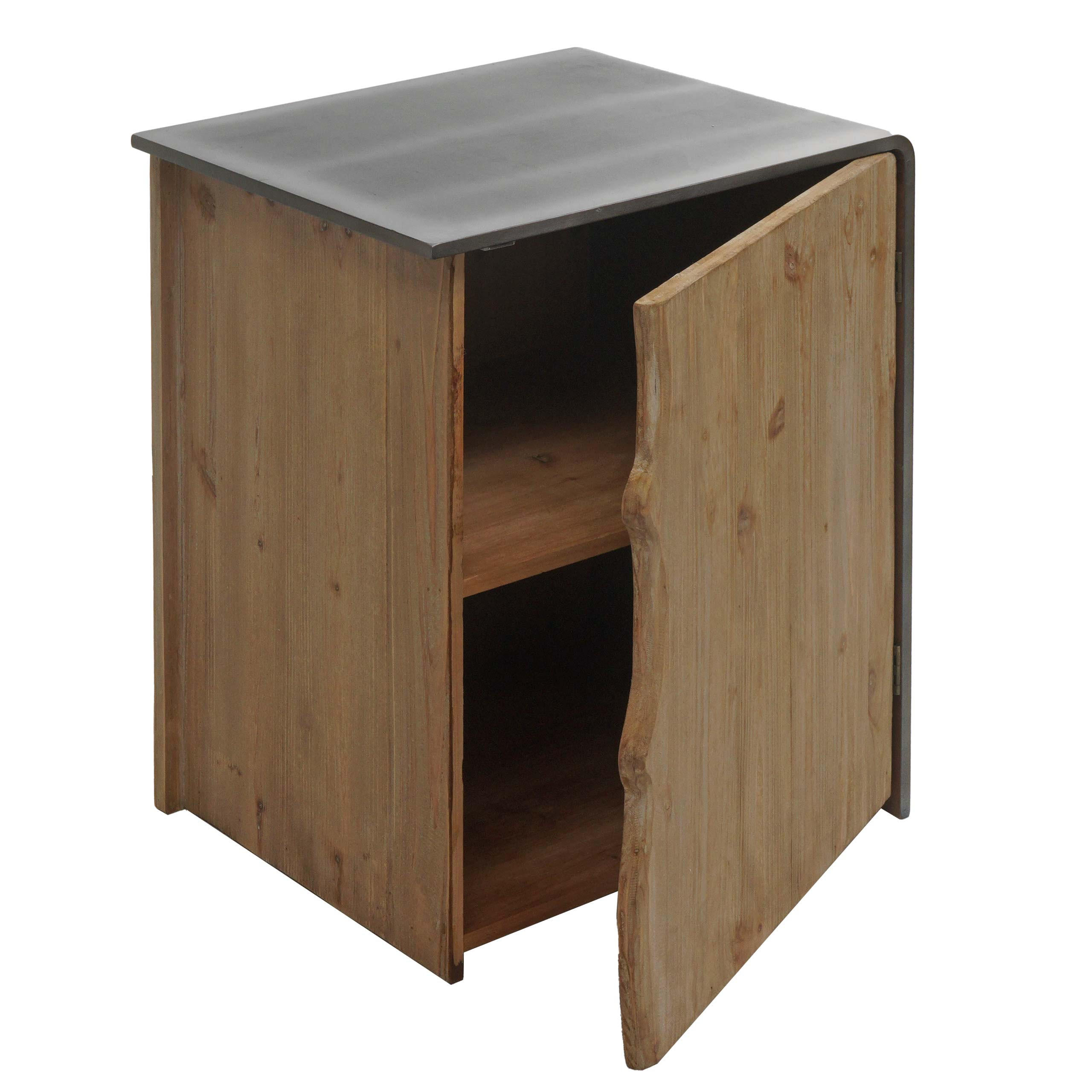 BEISTELLTISCH Braun, Grau - Braun/Grau, Holz (40/50/60cm) - MCW