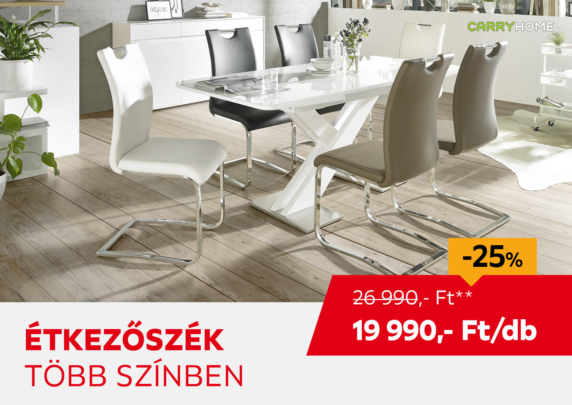 ÉTKEZŐSZÉK Kiemelt termék 26990 Ft.- helyett 19990 Ft.-