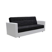 SOFA WIND mit Schlaffunktion KORNET10+DOLARO511 mit Stauraum - Weiß, Textil (87/95/216cm) - Bedante