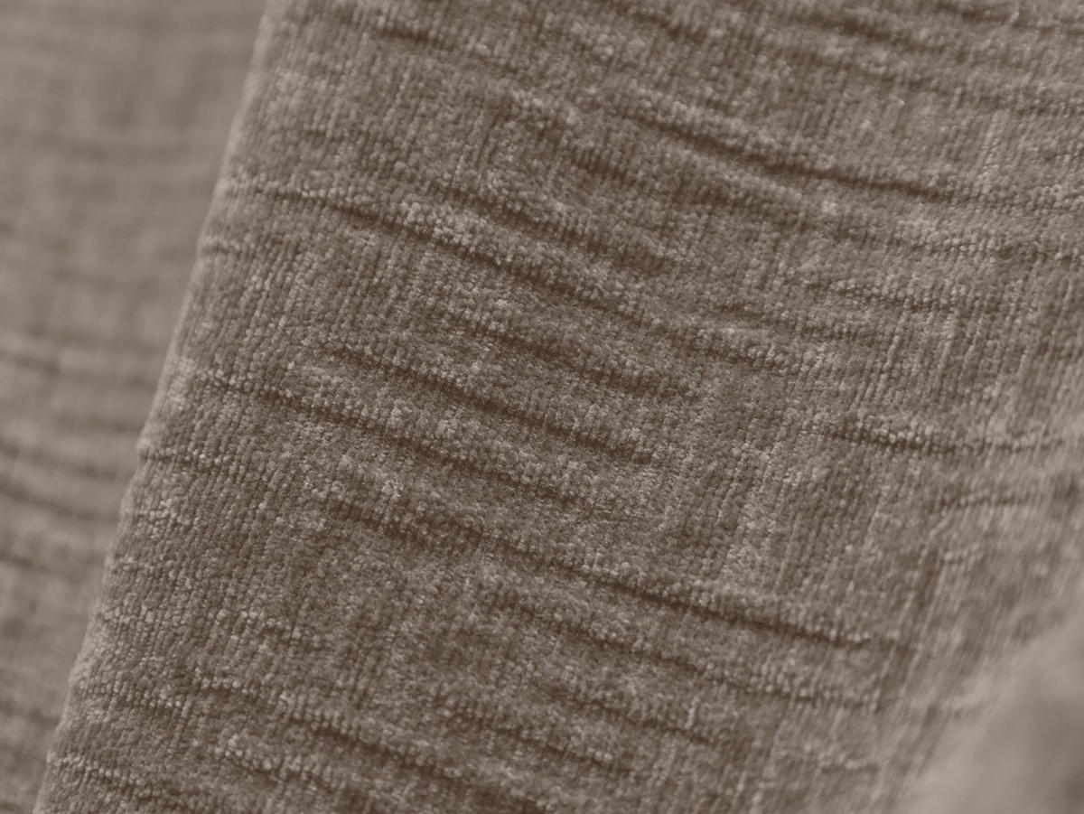 ECKSOFA rechts Kaelle aus Chenille-Stoff hellgrau 5 Sitzplätze - Hellgrau, Textil (171/364cm) - Micadoni