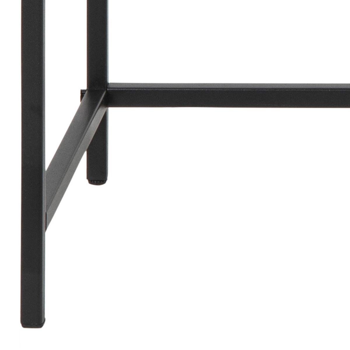 KONSOLENTISCH, Sea, Schwarz, Spanplatte melamin, 120 x 35 x 79 cm - Schwarz, Holzwerkstoff/Metall (35/120/79cm) - ebuy24