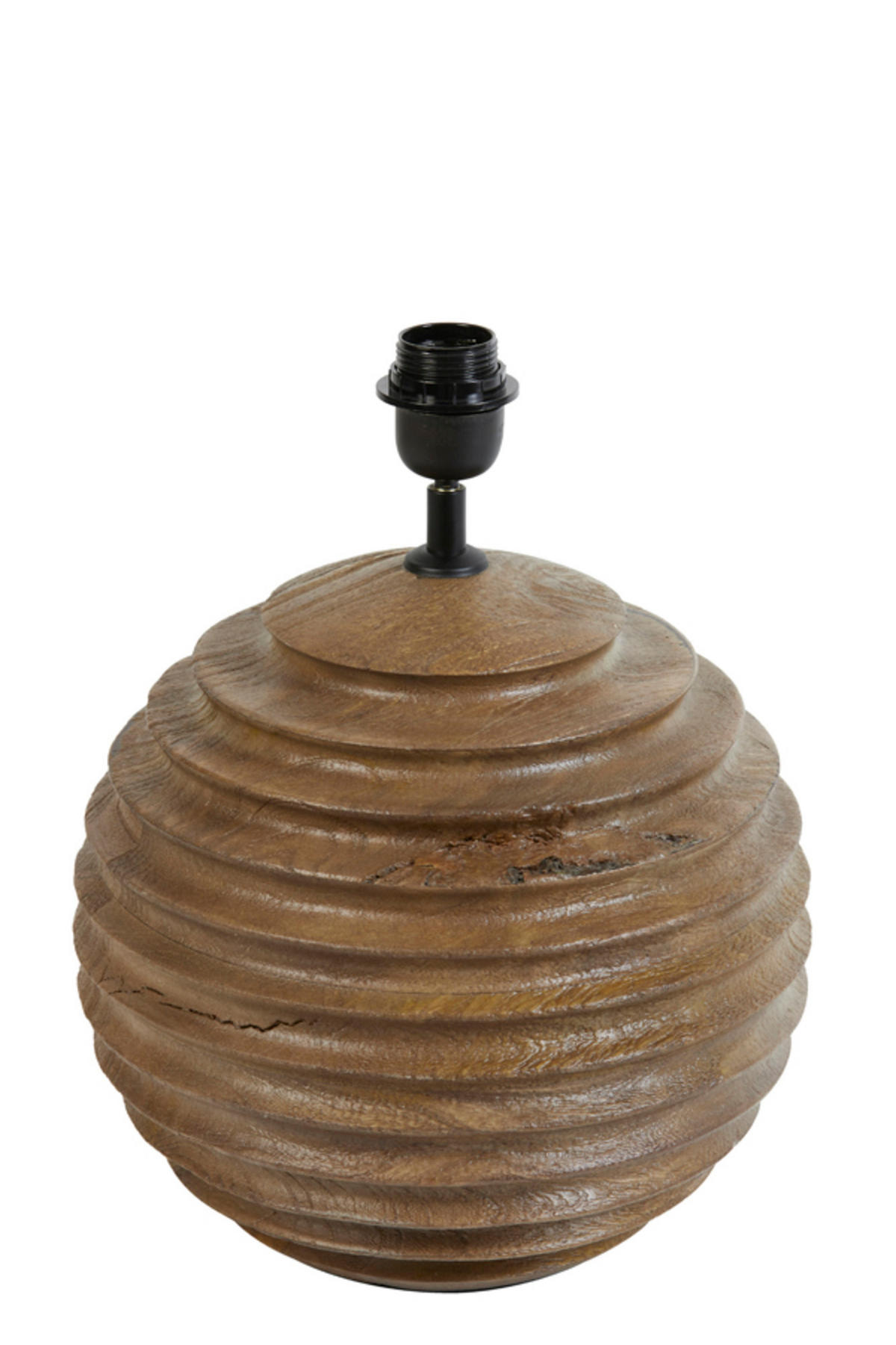 LAMPENFUSS Renzo Braun Ø29/38 cm - Braun, Holz (29/29/38cm) - Light & Living