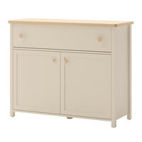 KINDERKOMMODE STORY 5 - Eichefarben/Beige, Holzwerkstoff (110/90/42cm) - Meblini