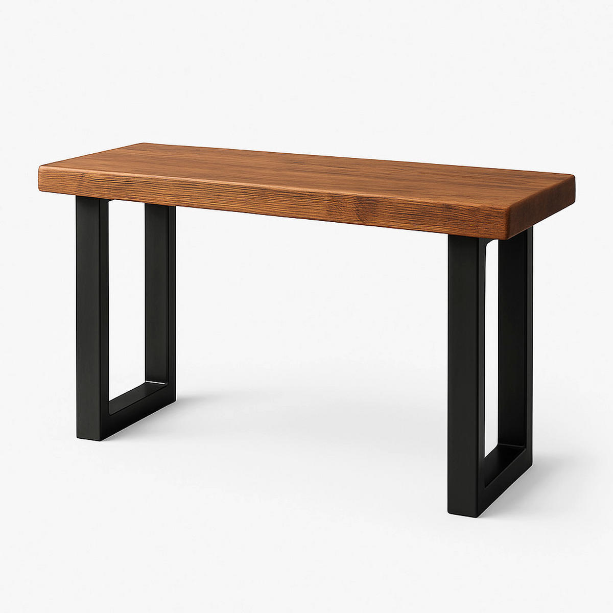 FRÜHSTÜCKSBAR, klobig und stabil – jakobinisch – 200/80/100 cm - Braun, Holz (80/100/200cm) - TRL Handmade Furniture