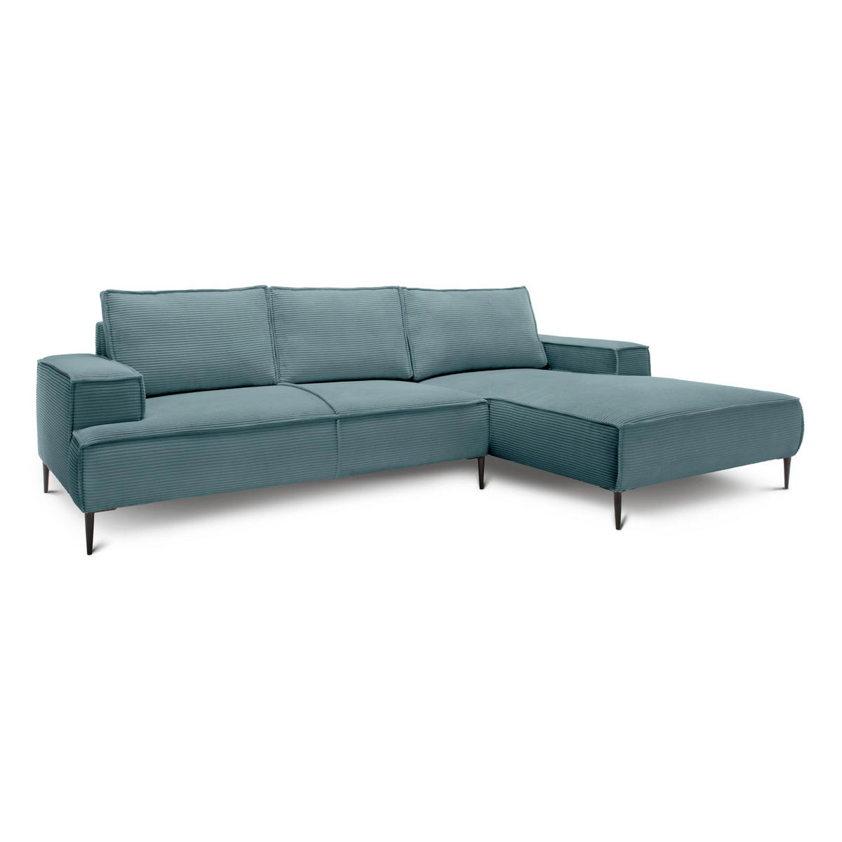 ECKSOFA May Graphitfarben 275 × 44 × 173 cm - Graphitfarben, Textil (275/44/173cm) - Pillovely