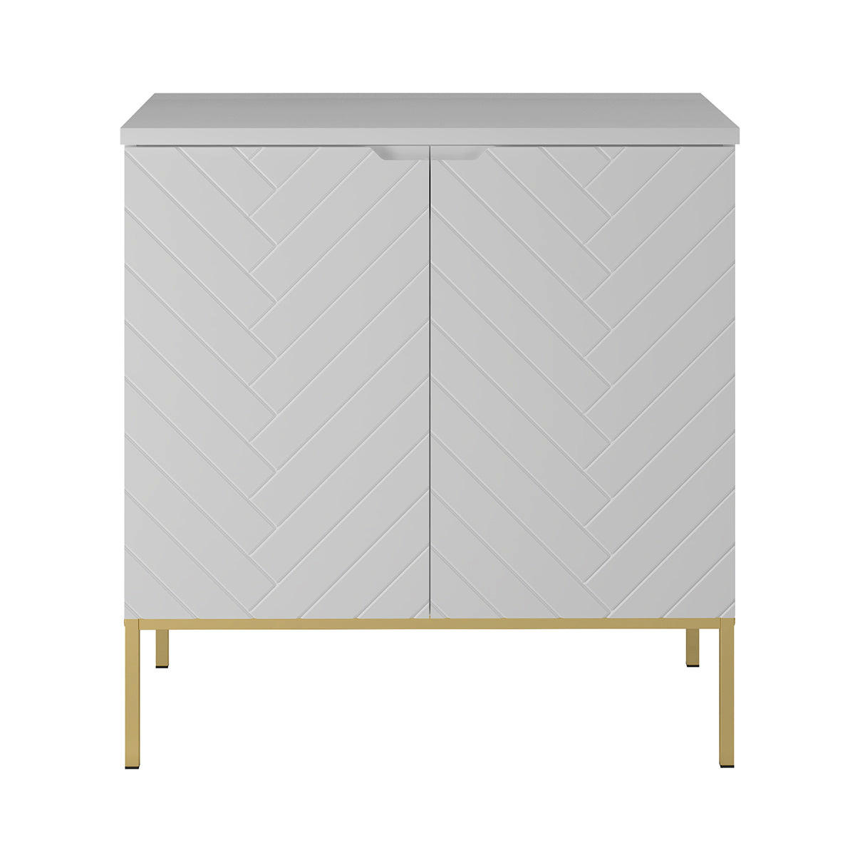 SKŘÍŇKA POD UMYVADLO 80.6cm Daria Bílá - bílá, kompozitní dřevo (80.6/84.2/46.5cm) - Petits-meubles
