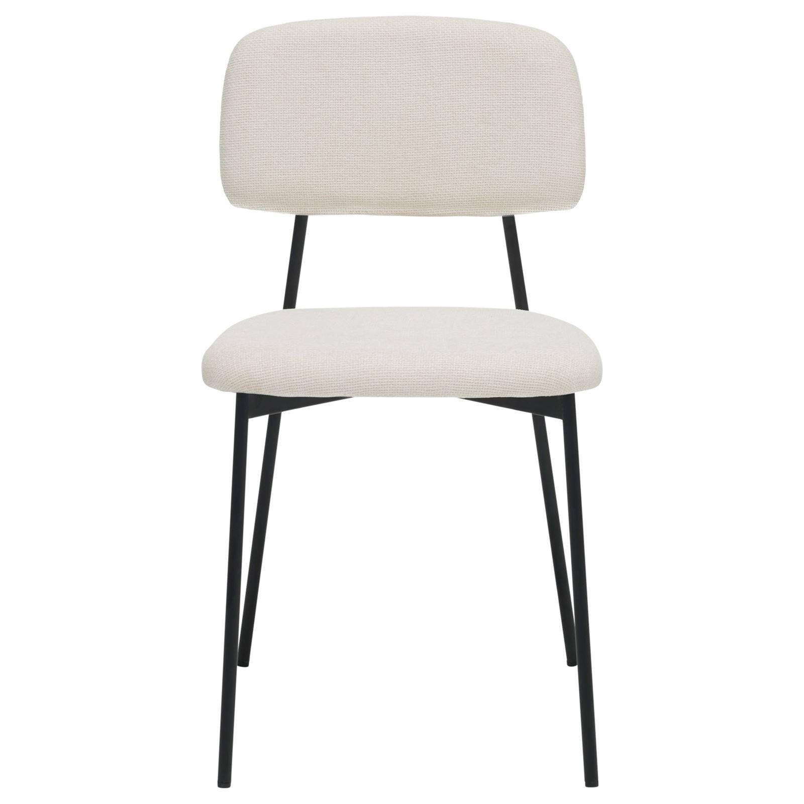 ESSZIMMERSTUHL TOLEDO 4ER-SET - Weiß, Textil (44/78/49cm) - IDIMEX