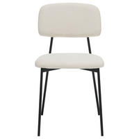 ESSZIMMERSTUHL TOLEDO 4ER-SET - Weiß, Textil (44/78/49cm) - IDIMEX