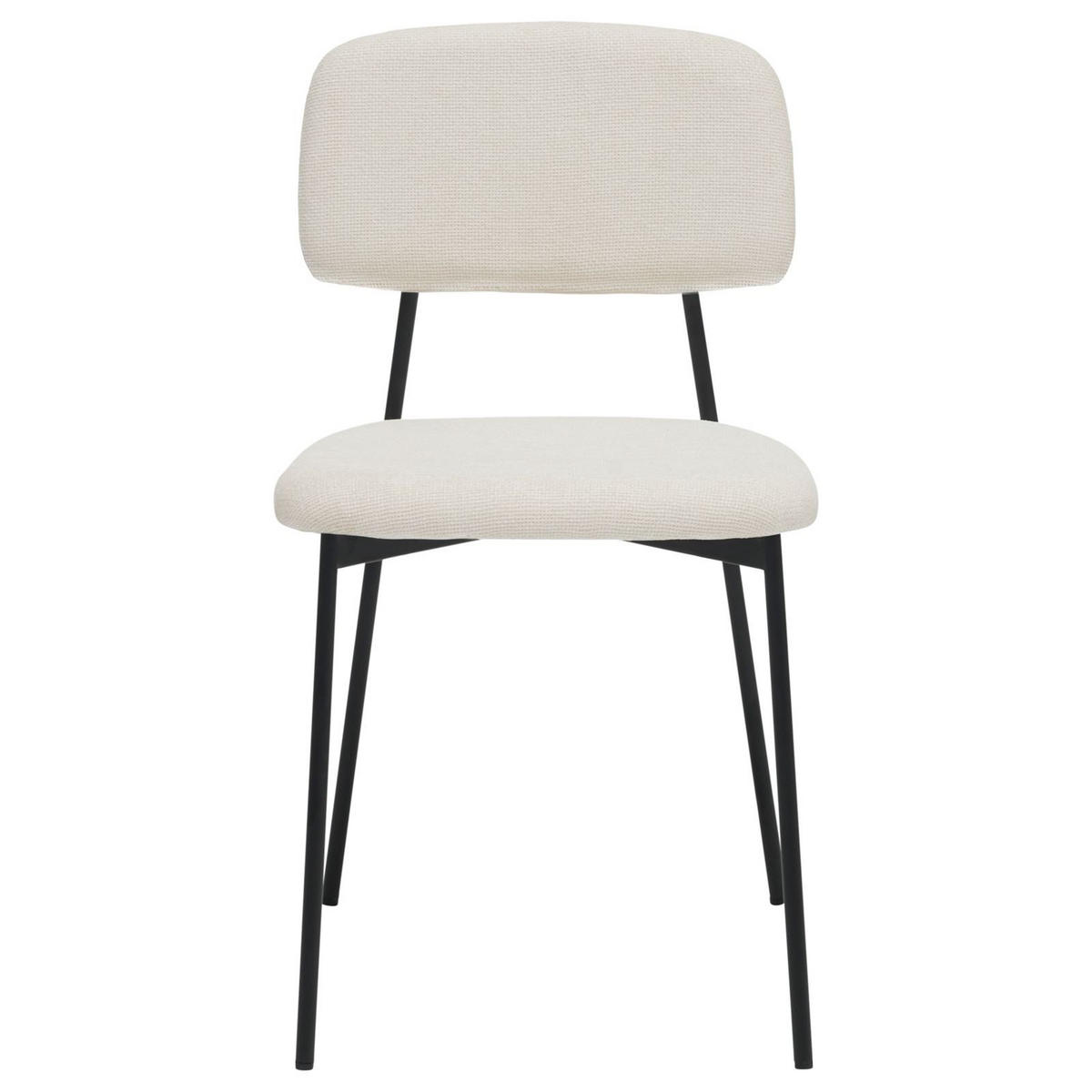 ESSGRUPPE TOLEDO - Schwarz, Holzwerkstoff/Metall (120/75/120cm) - IDIMEX