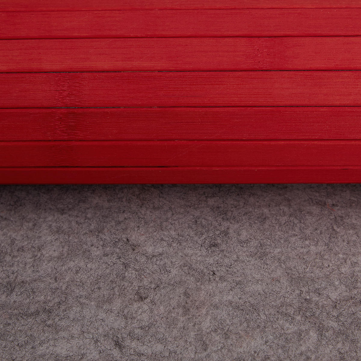 PARAVENT 250/200 cm Rot Raumteiler Bambus - Rot, Naturmaterialien (250/200/1cm) - Homestyle4u